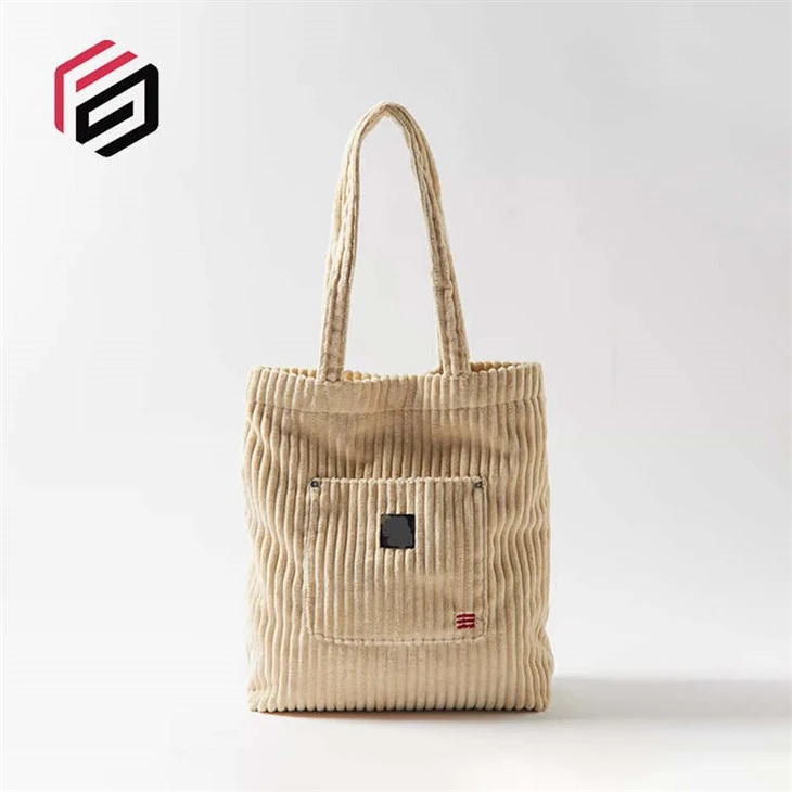 Large Storage Corduroy Bag