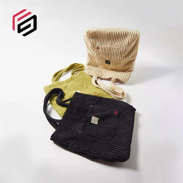 Large Storage Corduroy Bag