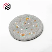 Artistic Beret With Embroideries