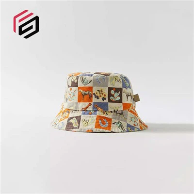 Multi Funny Pattern Print Bucket