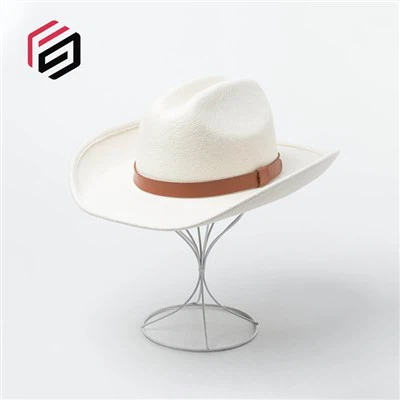 Wide Brim Teardrop Fedora