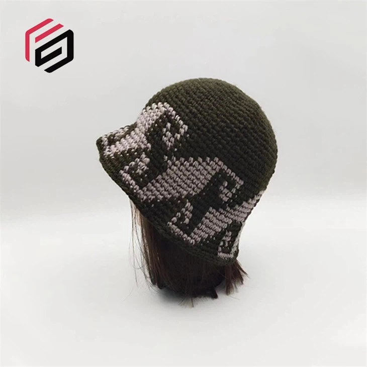 Warm Fashion Vintage Army Green Knit Hat